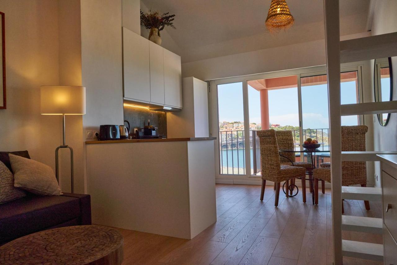 Vue Mer Panoramique Exceptionnelle L T2 Mezzanine Luxueux Banyuls-sur-Mer Esterno foto
