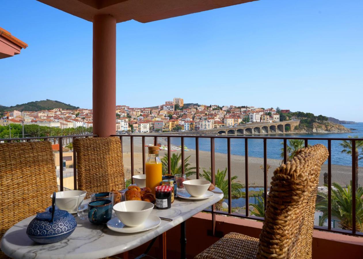 Vue Mer Panoramique Exceptionnelle L T2 Mezzanine Luxueux Banyuls-sur-Mer Esterno foto